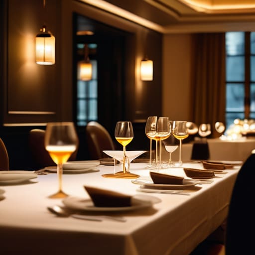 The Quiet After the Rush in restaurant.