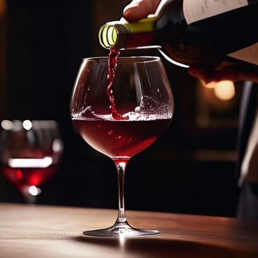 Complete guide to wine service infographic.