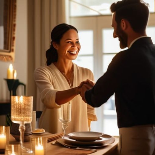 How to greet a guest properly.