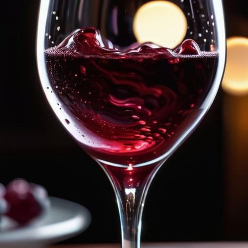 Learning how to taste wine at the table.