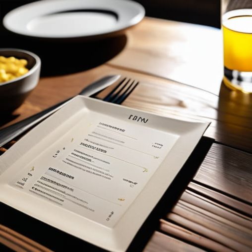 How to write a restaurant menu guide.