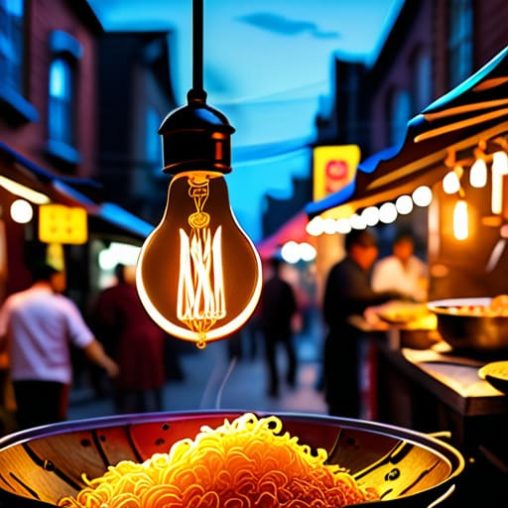 Tips for dining at busy street food markets.